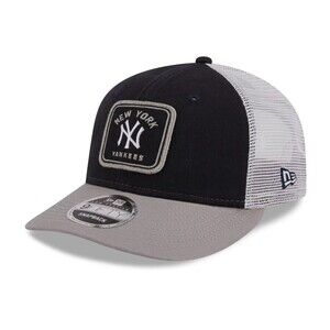New York Yankees New Era Navy Low Profile 9Fifty Squared Adjustable Trucker Hat